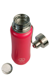 500 ml Poppin Pink leak-proof triple insulated vacuum stainless steel water bottle, water bottles, insulated bottles, thermos bottle, sustainable bottle, reusable bottle, sustainable brands, sustainable Canadian brands, smoothie bottle, wine bottle, tea bottle, coffee bottle, bottles with strainers, bottle for tea, Canadian wholesaler, water bottle wholesaler, water bottle distributor, Canadian water bottles, green's your colour, gyc bottle