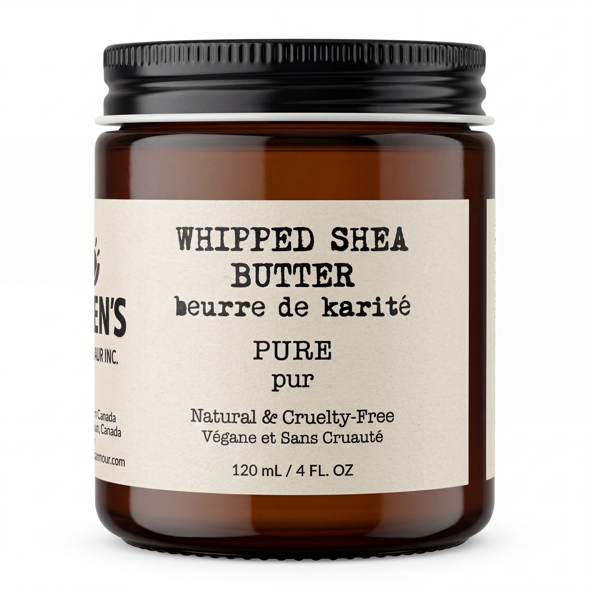 Whipped Pure Shea Butter – Natural, Handmade & Canadian