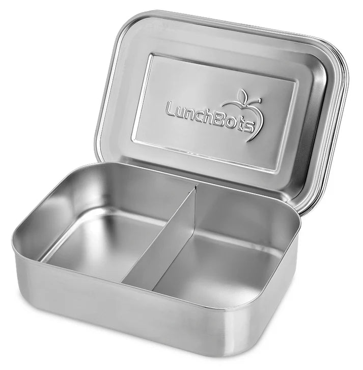 Stainless Steel Snack Container – 2 Compartments