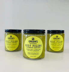 Body Polish – Green Tea + Coconut Oil, Natural, Handmade & Canadian