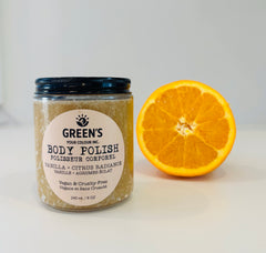 Whipped Body Polish – Vanilla + Citrus + Coconut Oil, Natural, Handmade & Canadian