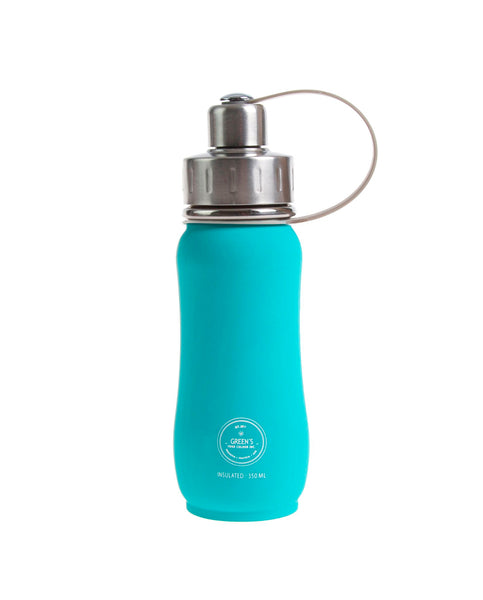 350 ml Jammin' Jade triple insulated vacuum stainless steel water bottle greens your colour