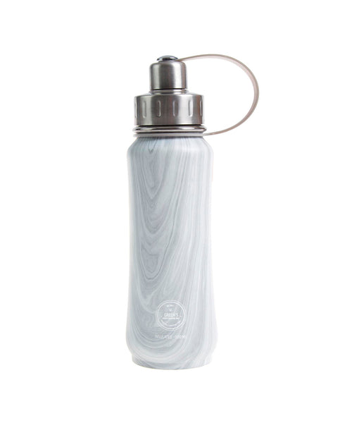 500 ml Cabin Fever triple insulated vacuum stainless steel water bottle silver lid cute bottles stylish bottles water bottle stainless steel bottle thermos bottle wood bottle drinking bottle unique designed bottles sustinable brand, Canadian sustainable distributor, bottle for teas, bottle for coffee, green's your colour, gyc bottle, best bottles