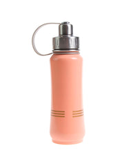 500 ml Sweet Peach triple insulated vacuum stainless steel leak-proof water bottle carrying handle stripes back