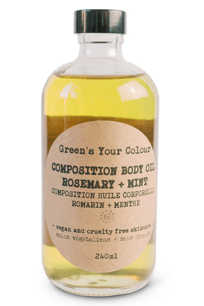COMPOSITION BODY OIL ROSEMARY + MINT