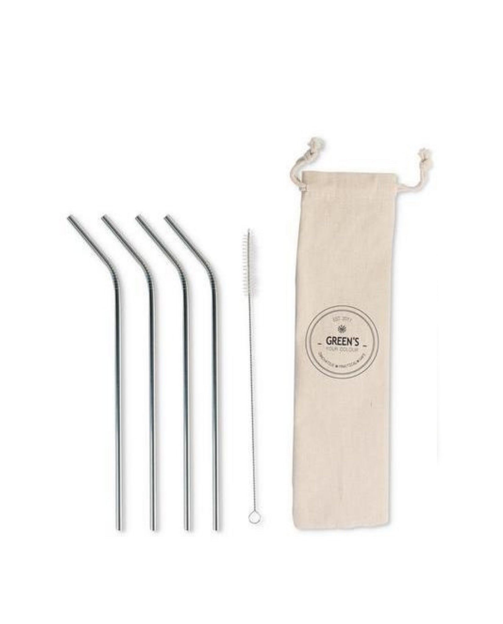 Stainless Steel Straw Set 10"